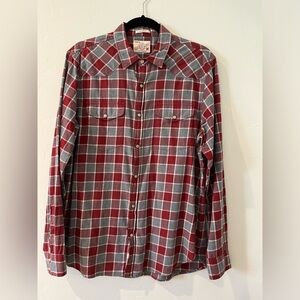 Lucky men’s long sleeve button down shirt